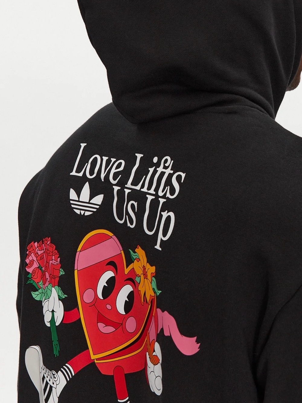 NWT ADIDAS Made By Nelson Love Lifts Us Up Hoodie Size Small